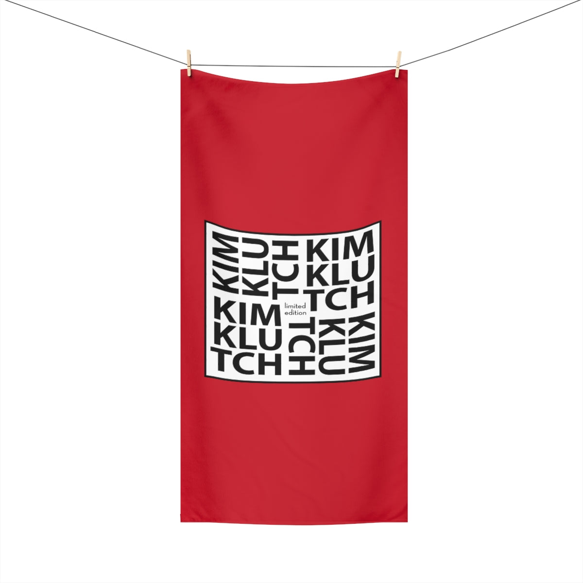 Kim Klutch Designer Beach Towel, 30x60