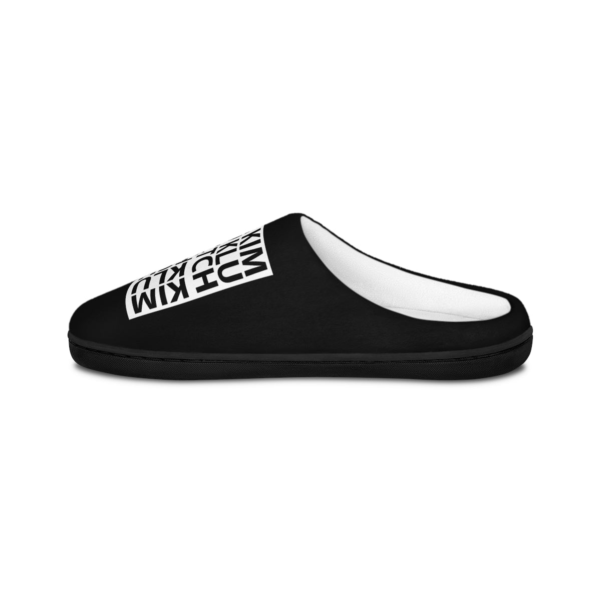 Kim Klutch Black Men's Indoor Slippers