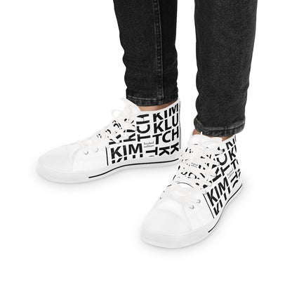 Kim Klutch Overprint Men's High Top Sneakers