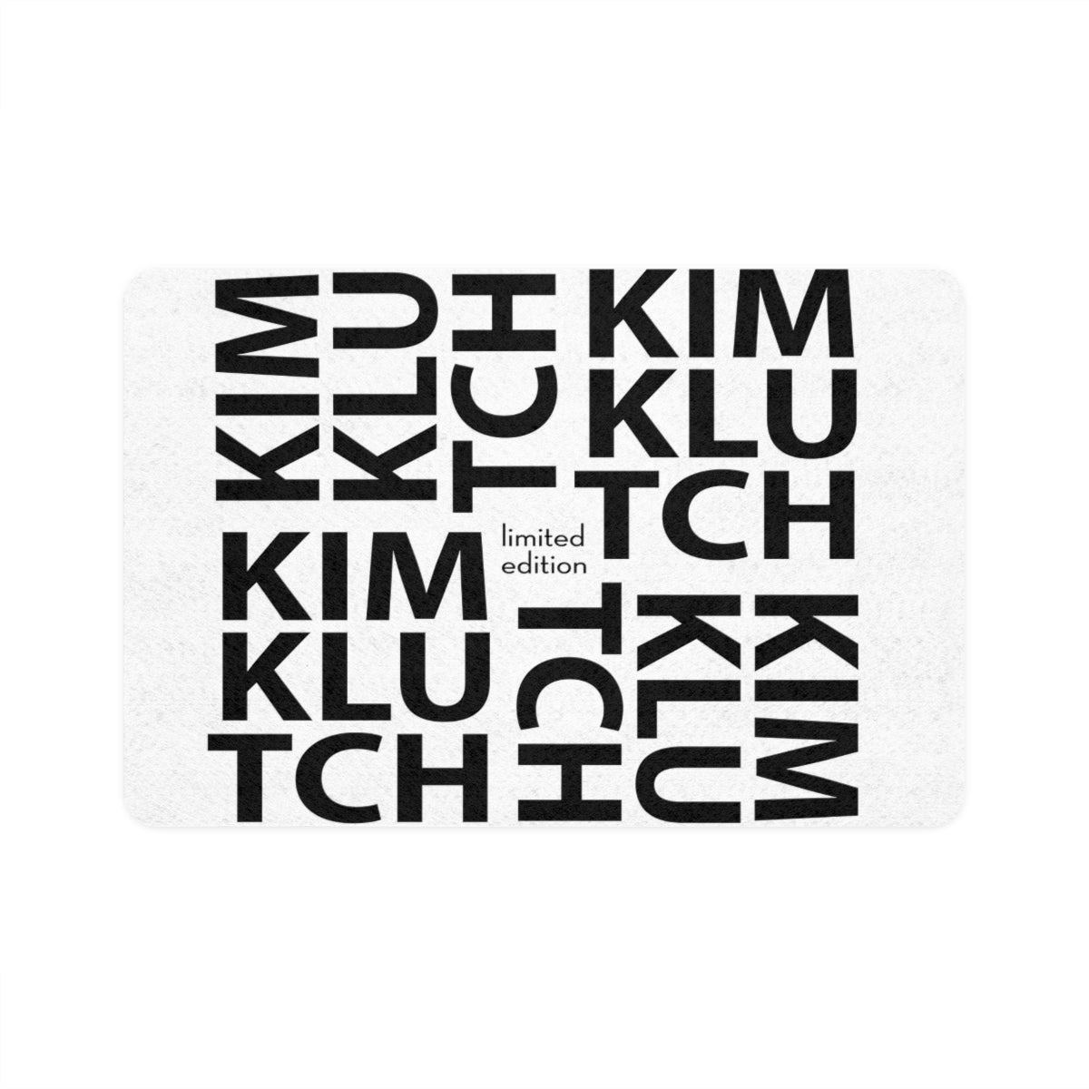 Kim Klutch Designer Pet Food Mat (12x18)