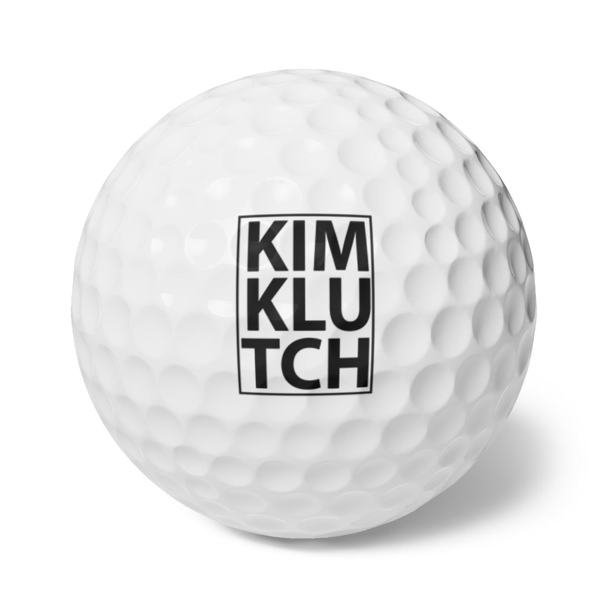 Kim Klutch Classic Golf Balls, 6pcs