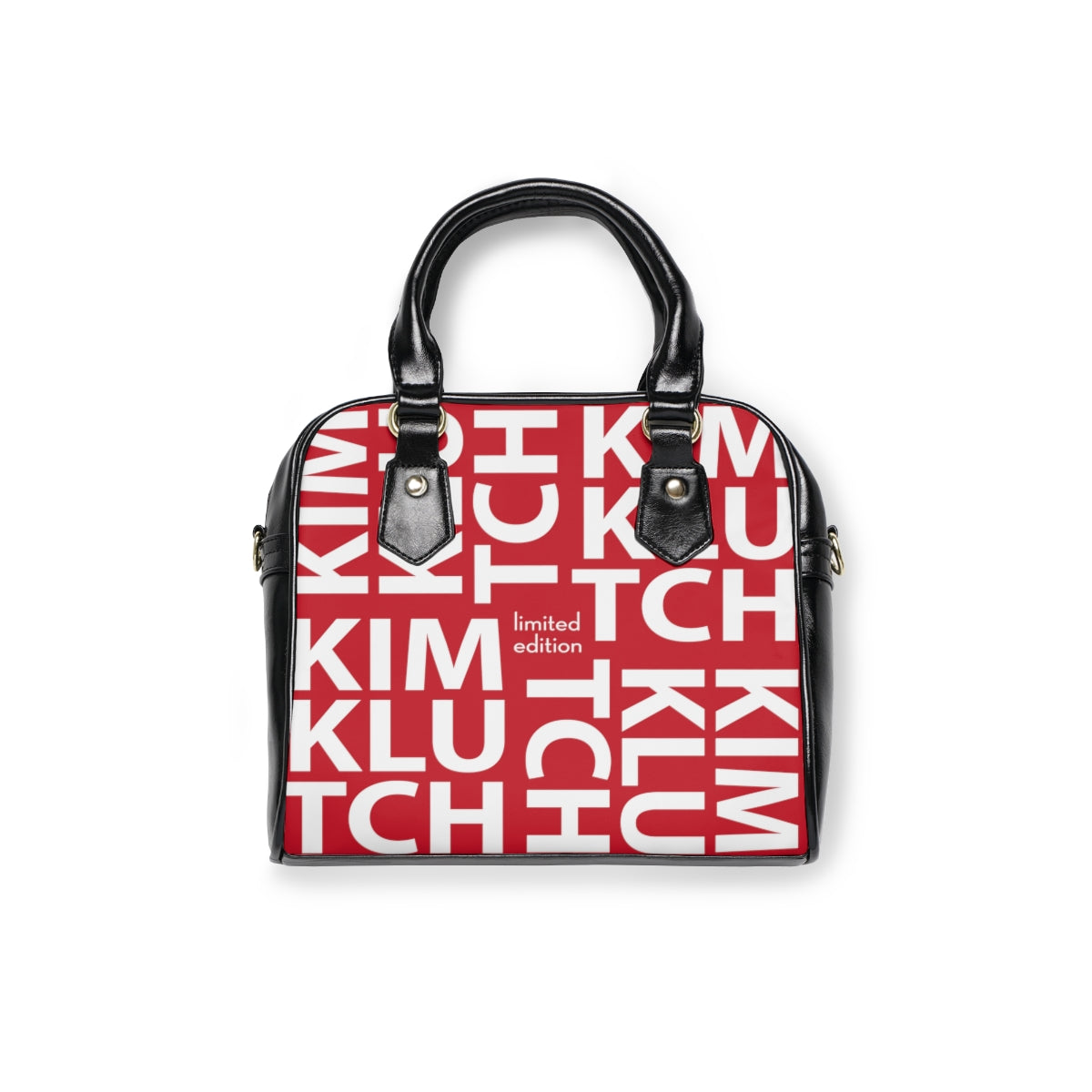 Kim Klutch Overprint Shoulder Handbag