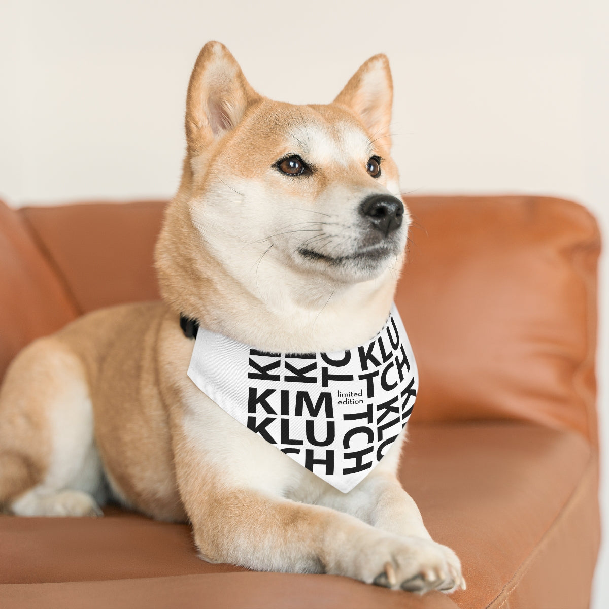 Kim Klutch Designer Pet Bandana Collar