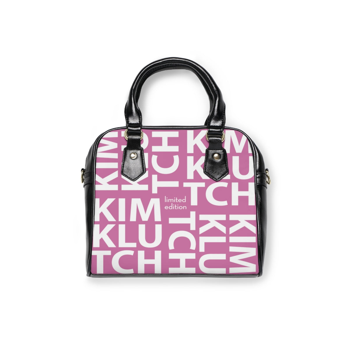 Kim Klutch Overprint Shoulder Handbag