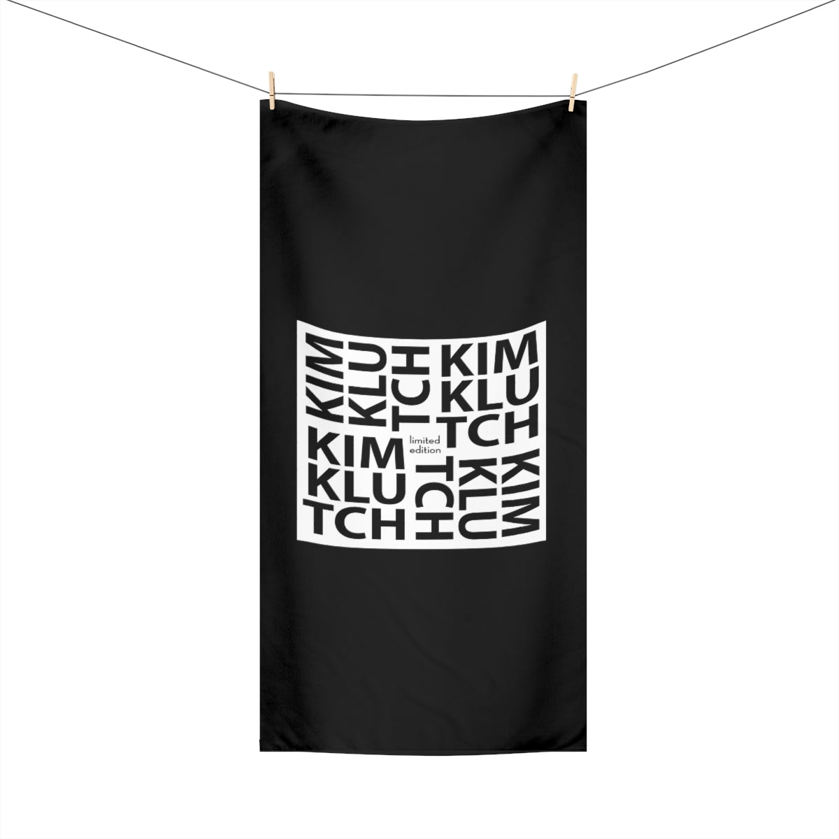 Kim Klutch Designer Beach Towel, 30x60