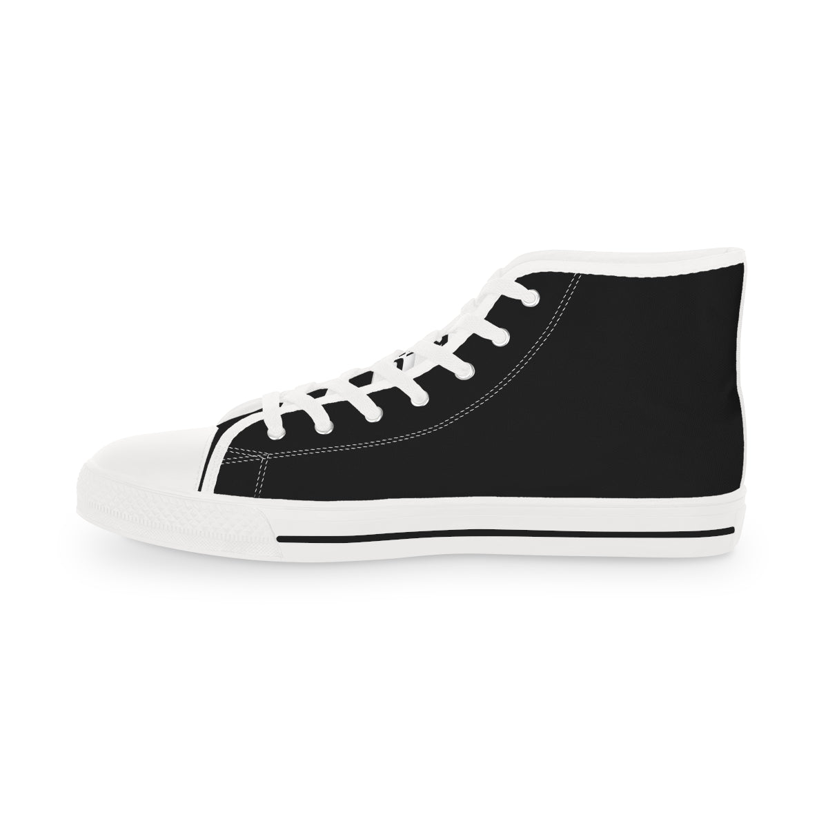 Kim Klutch B&W Men's High Top Sneakers