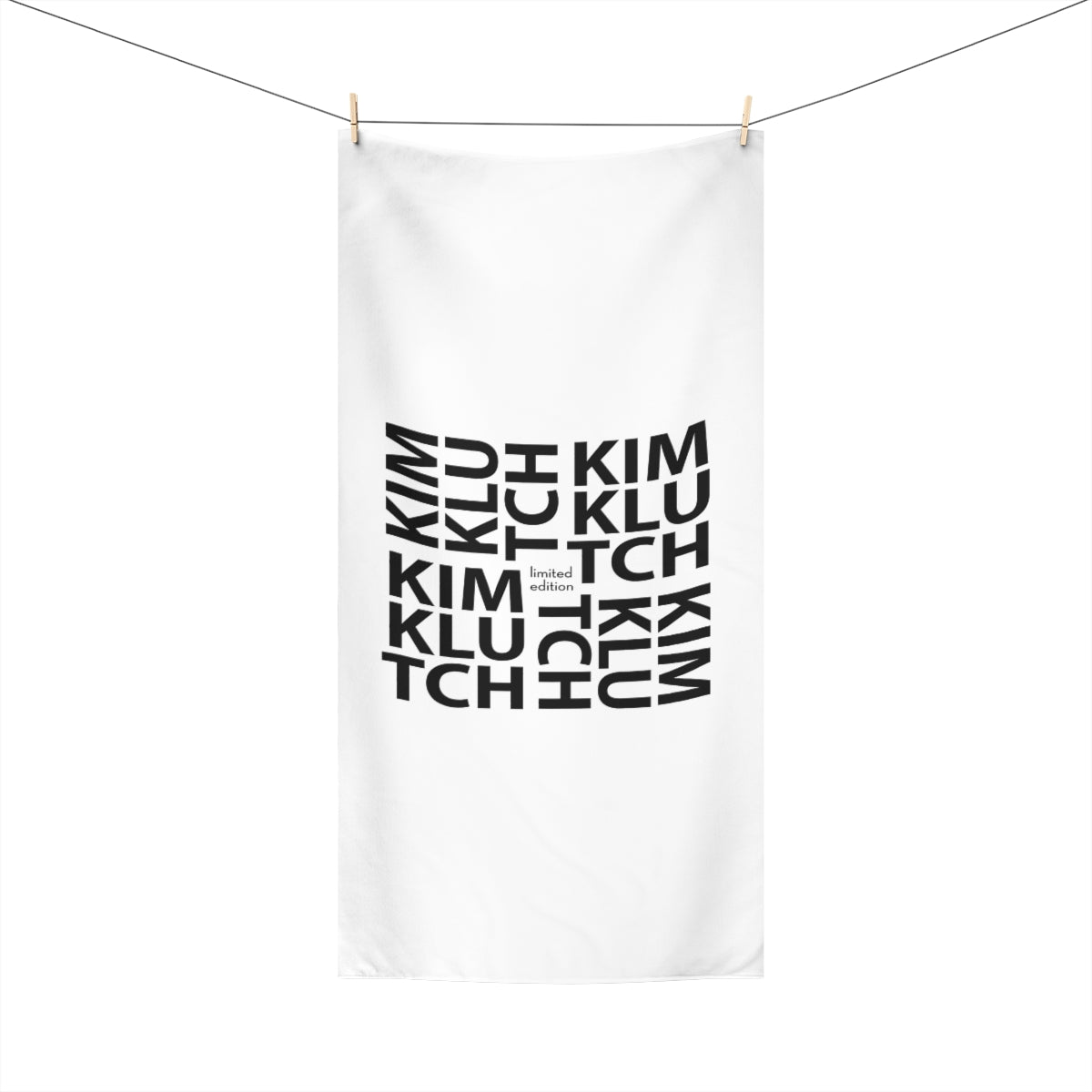 Kim Klutch Designer Beach Towel, 30x60