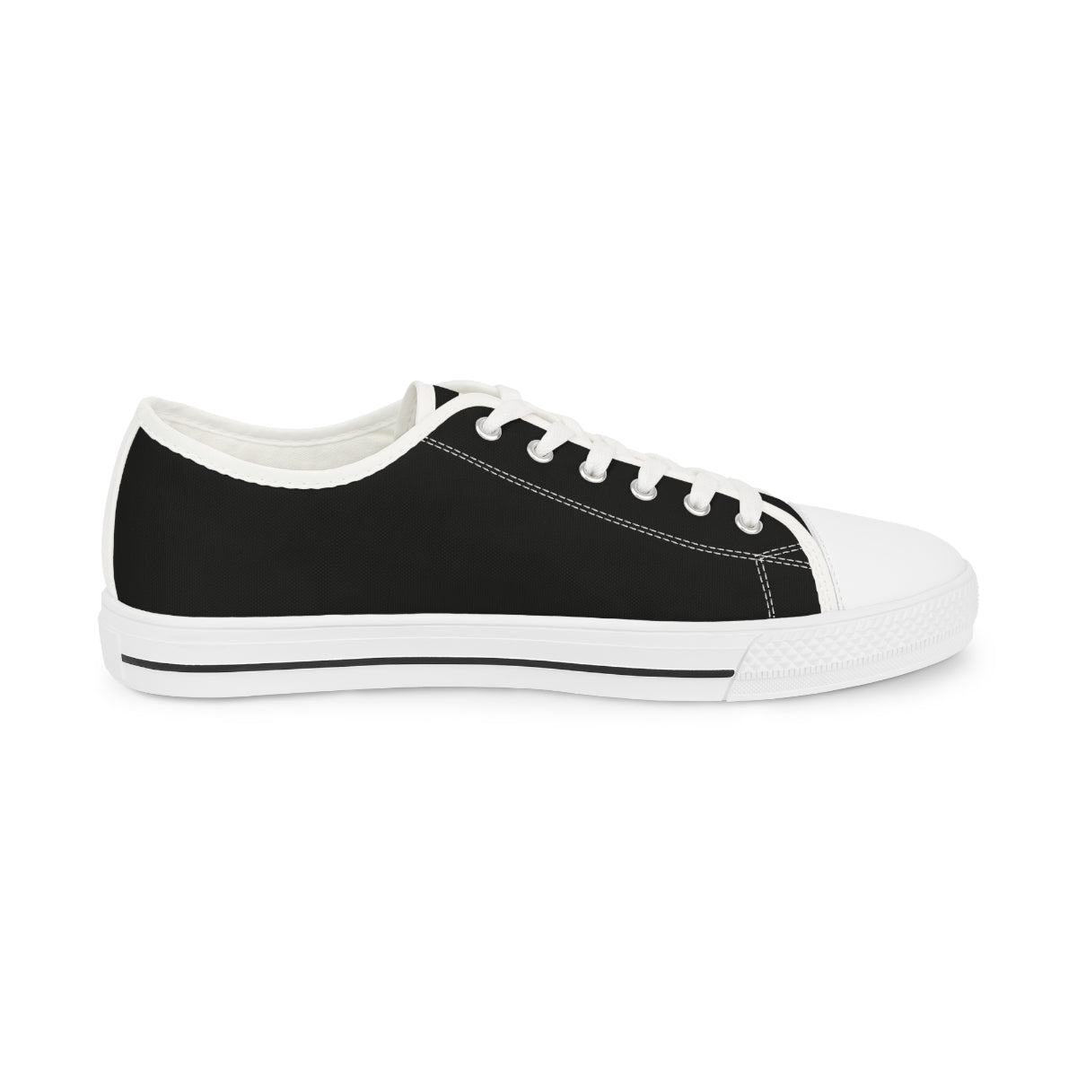 Kim Klutch B&W Men's Low Top Sneakers