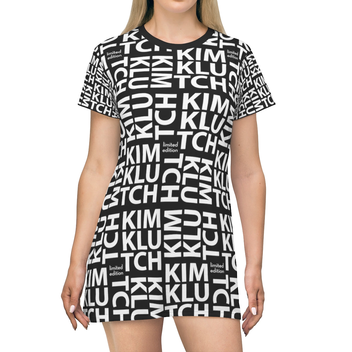 Kim Klutch Overprint T-Shirt Dress