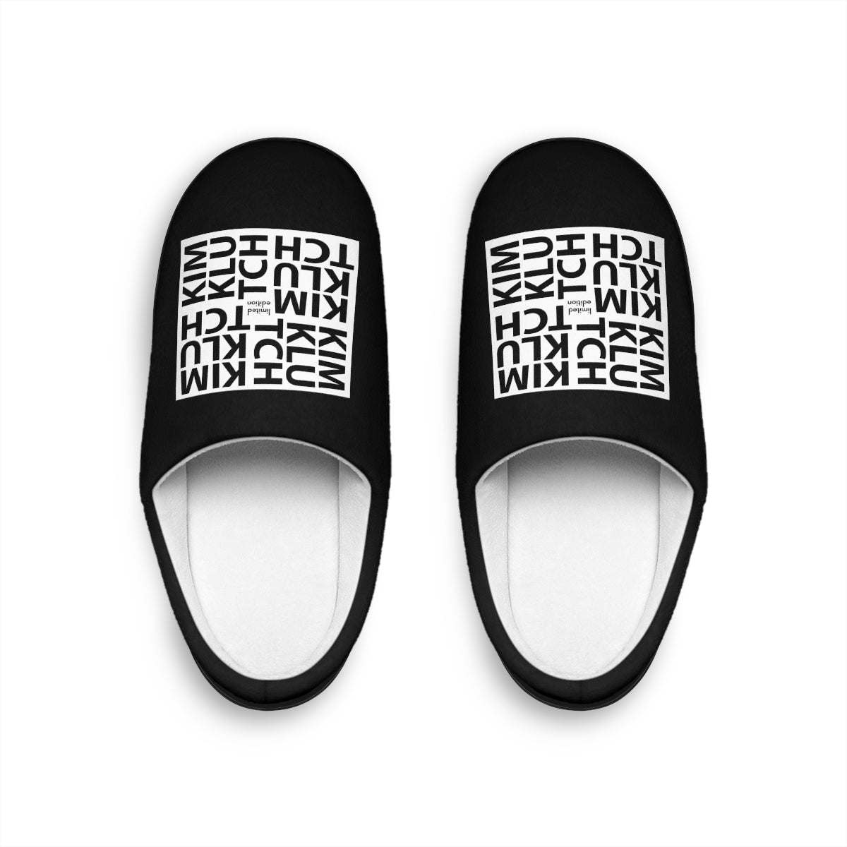 Kim Klutch Black Men's Indoor Slippers