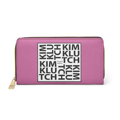 Pink Kim Klutch Zipper Wallet