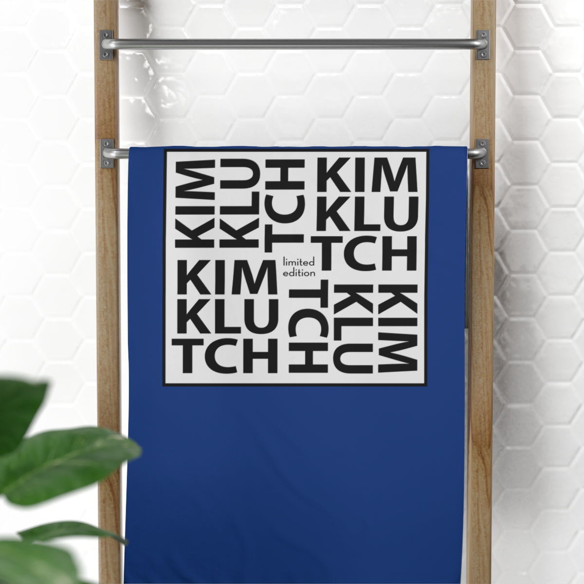 Kim Klutch Designer Beach Towel, 30x60