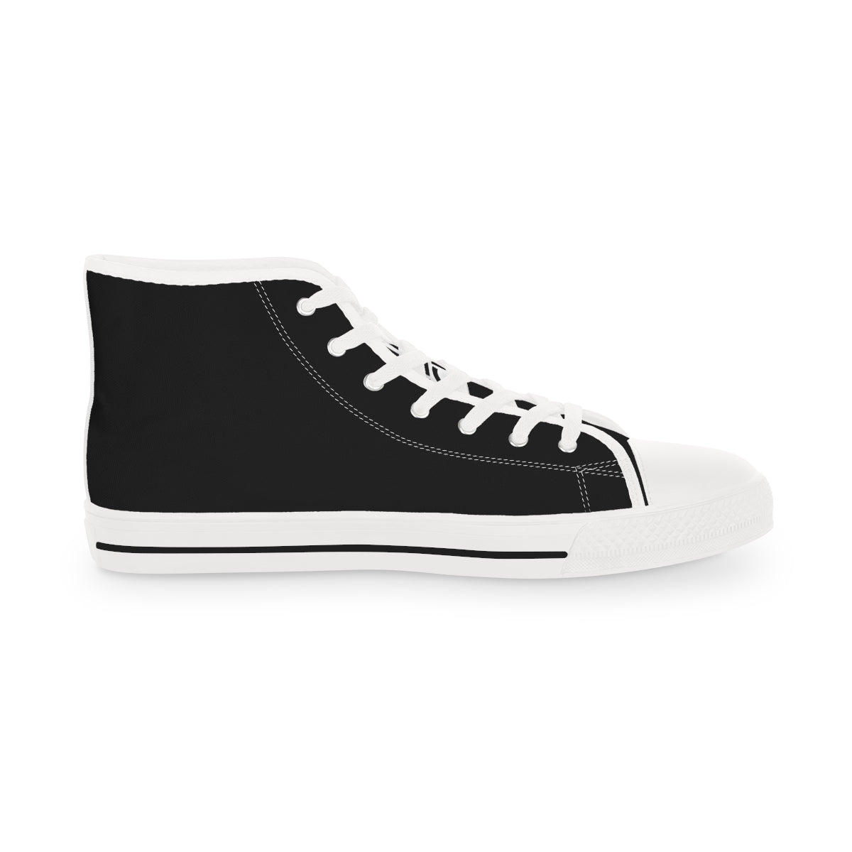 Kim Klutch B&W Men's High Top Sneakers