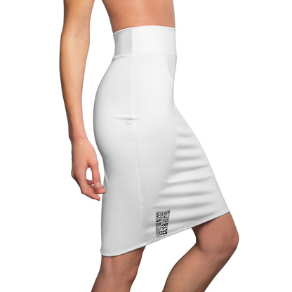 Kim Klutch Women's White Pencil Skirt