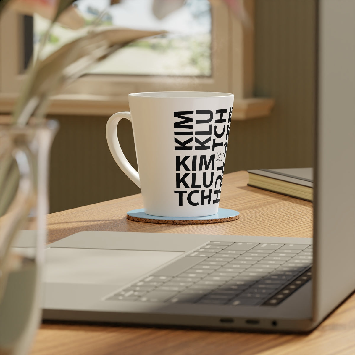 Kim Klutch Latte Mug, 12oz