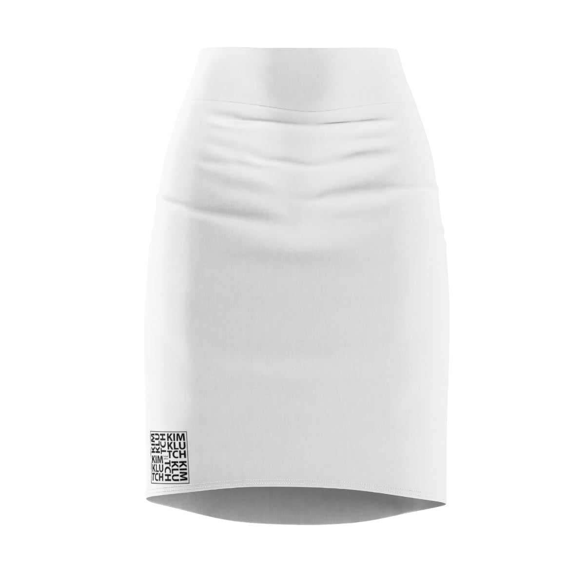 Kim Klutch Women's White Pencil Skirt