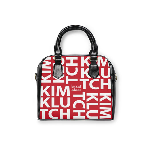 Kim Klutch Overprint Shoulder Handbag