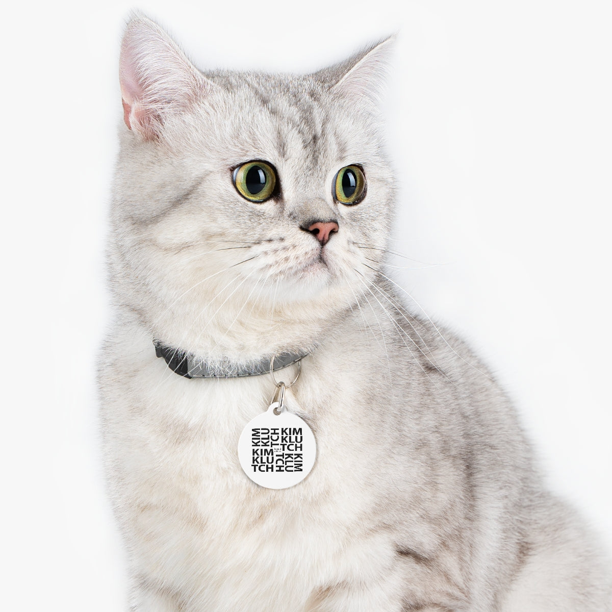 Kim Klutch Overprint Designer Pet Tag