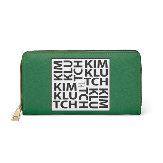 Green Kim Klutch Zipper Wallet