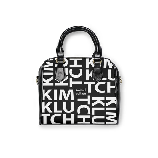 Kim Klutch Overprint Shoulder Handbag