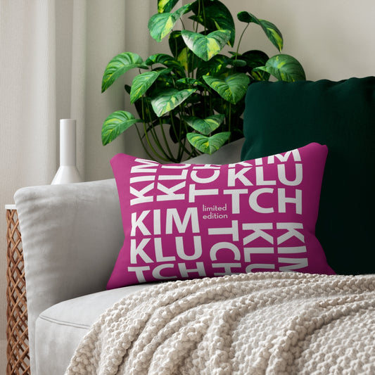 Kim Klutch Spun Polyester Lumbar Pillow