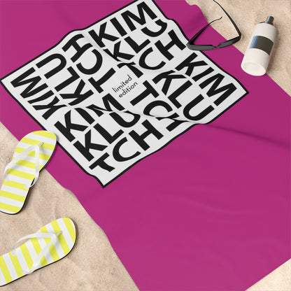 Kim Klutch Designer Beach Towel, 30x60