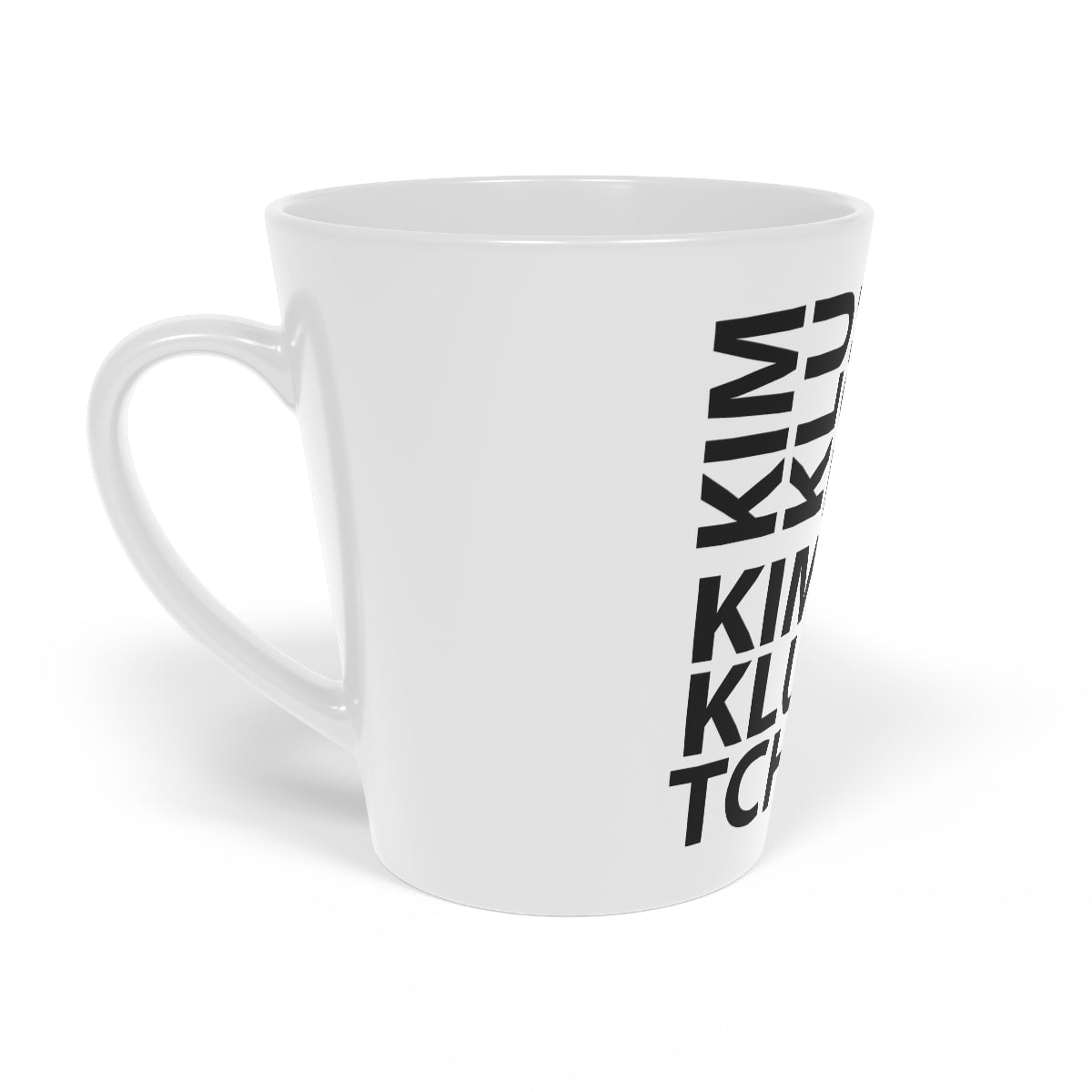 Kim Klutch Latte Mug, 12oz