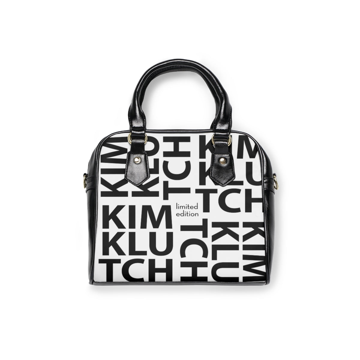 Kim Klutch Overprint Shoulder Handbag