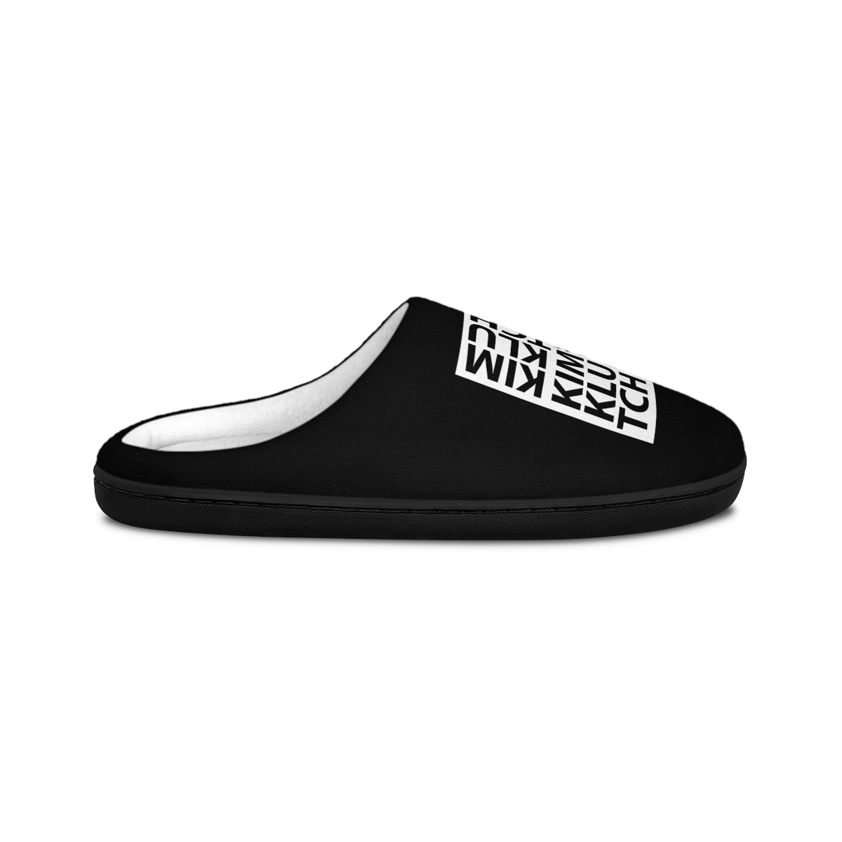 Kim Klutch Black Men's Indoor Slippers