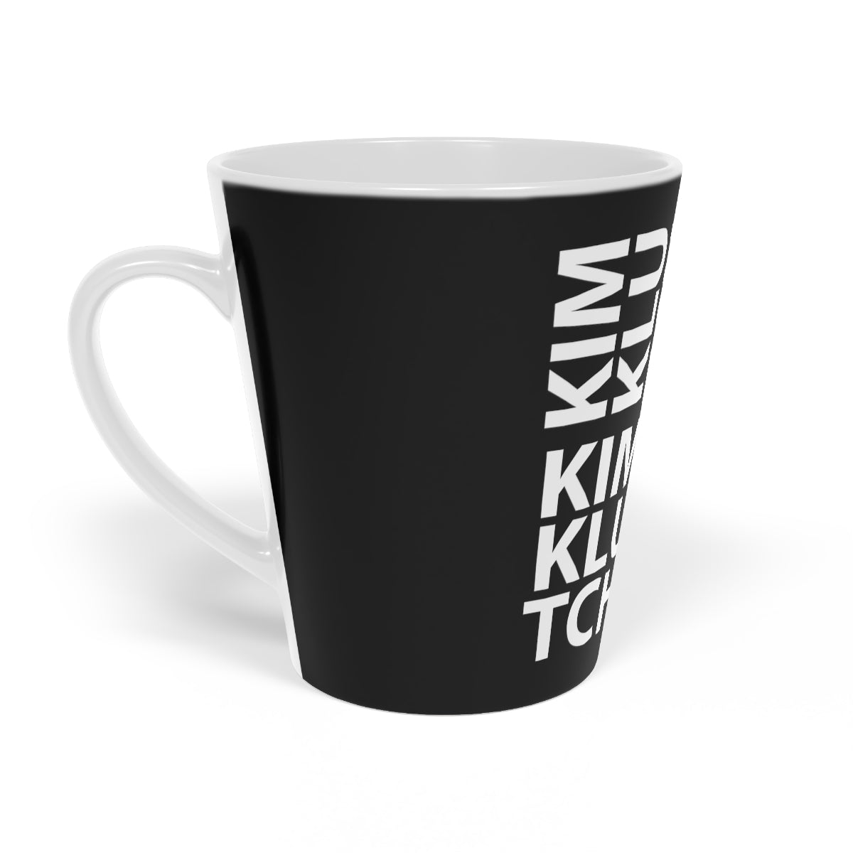 Kim Klutch Latte Mug, 12oz