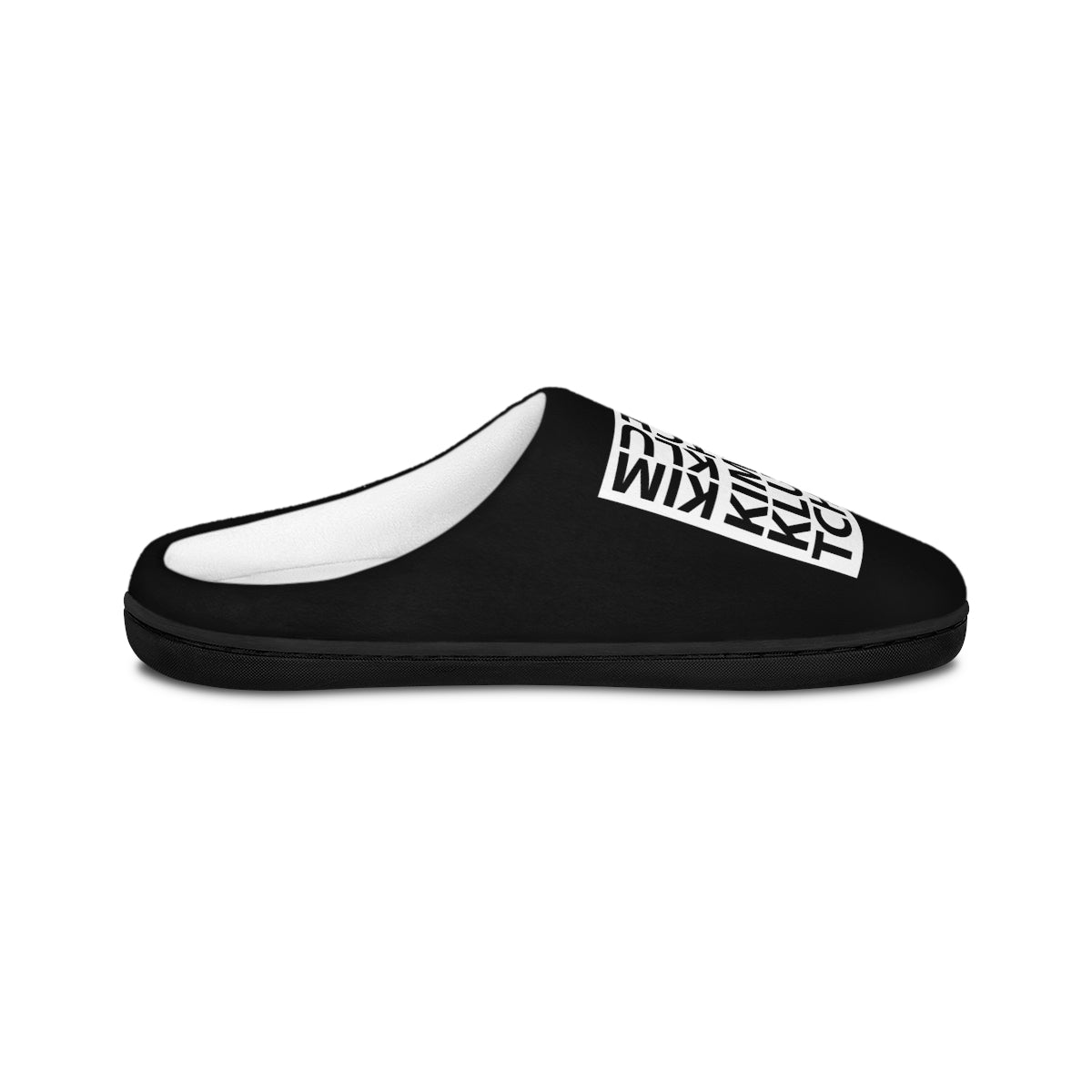 Kim Klutch Black Men's Indoor Slippers