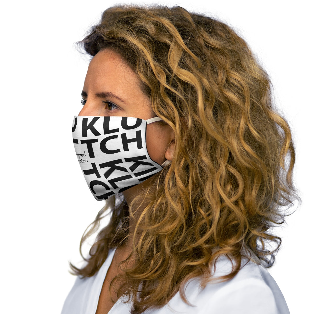 Kim Klutch Overprint Snug-Fit Polyester Face Mask