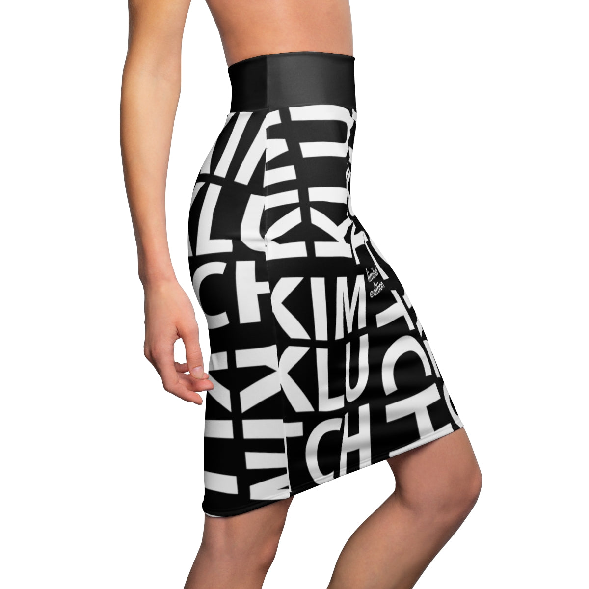 Kim Klutch Women's Overprint Pencil Skirt