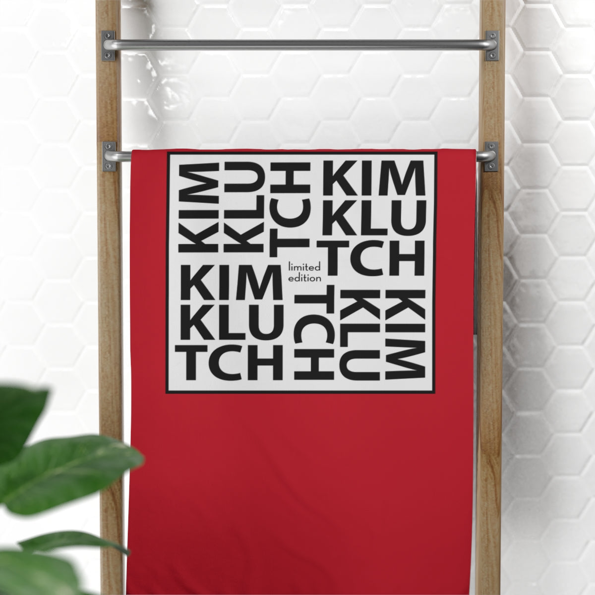 Kim Klutch Designer Beach Towel, 30x60