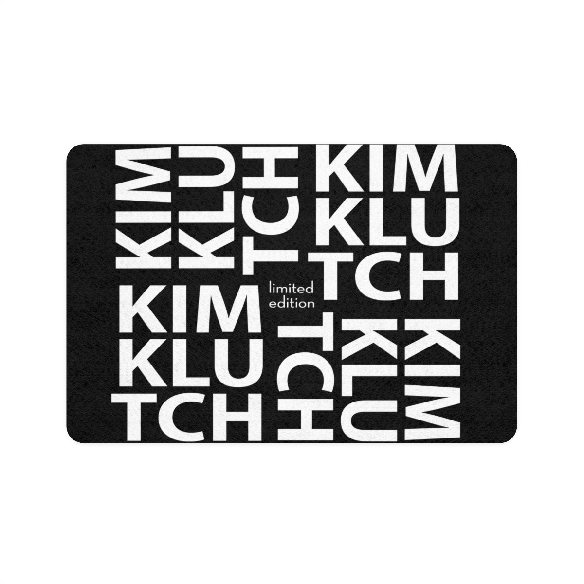 Kim Klutch Designer Pet Food Mat (12x18)