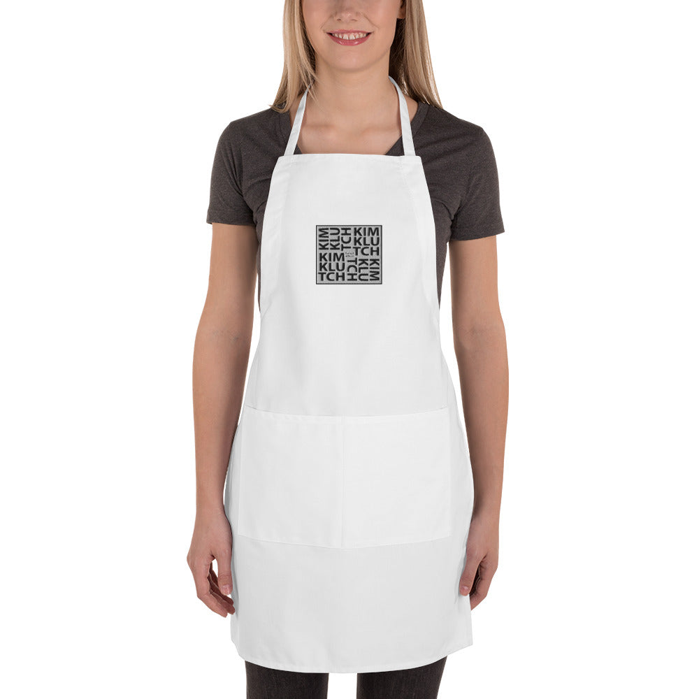 Kim Klutch Embroidered Apron