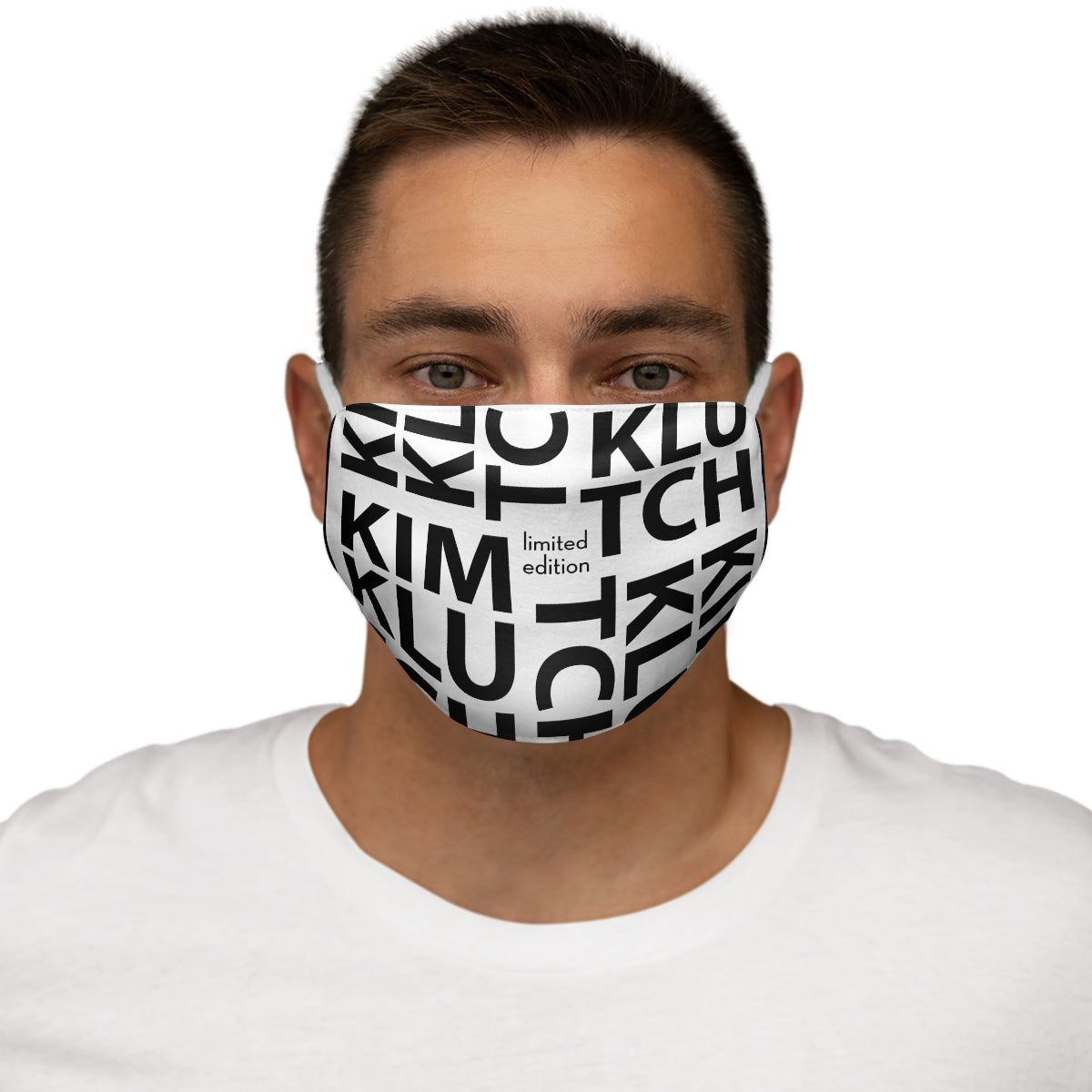 Kim Klutch Overprint Snug-Fit Polyester Face Mask