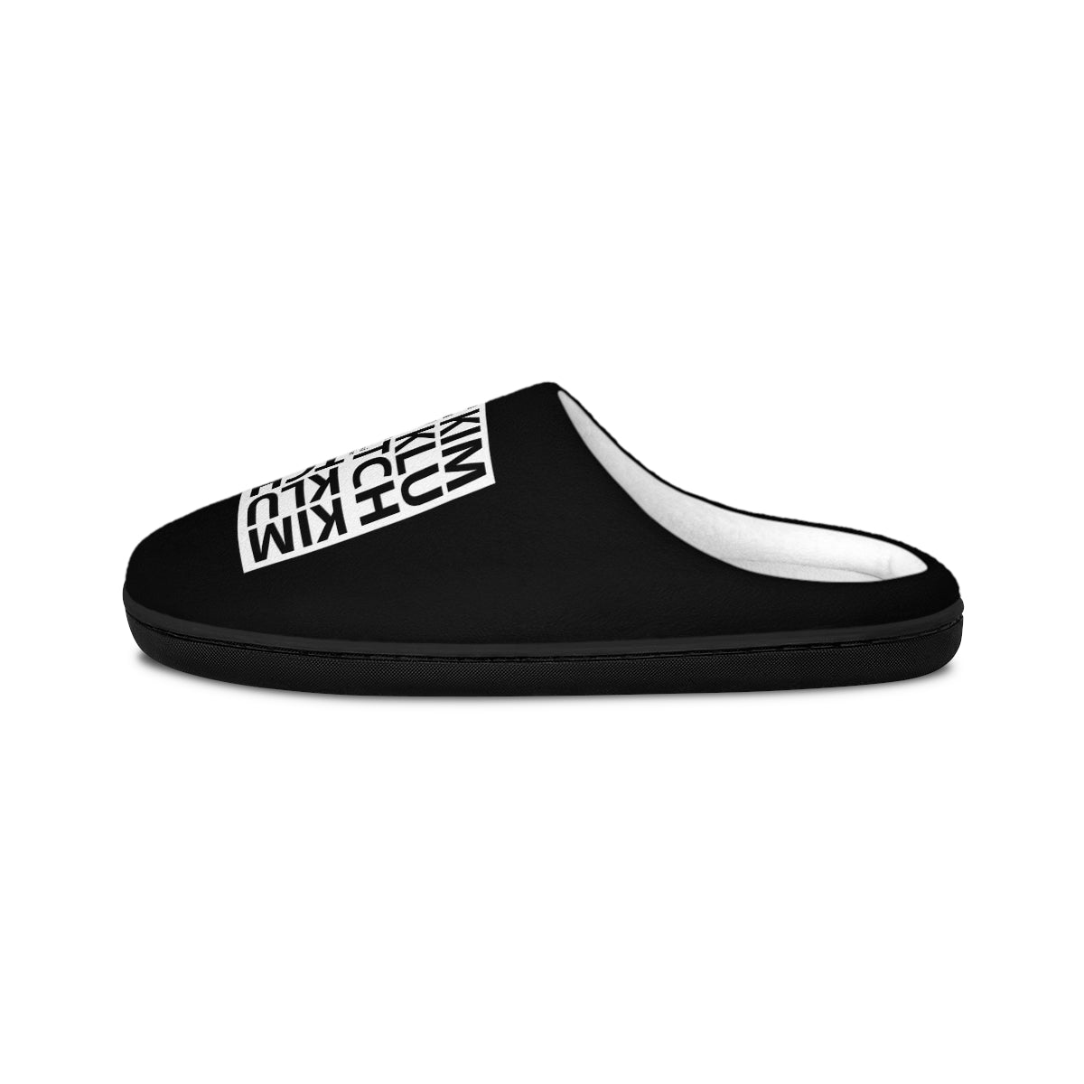 Kim Klutch Black Men's Indoor Slippers