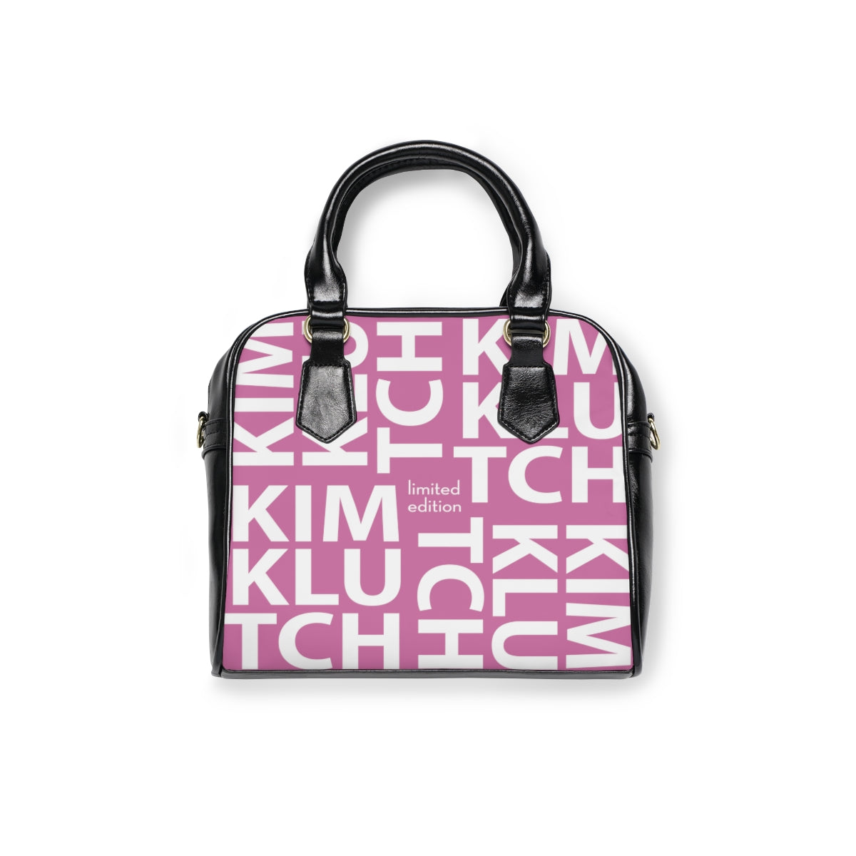 Kim Klutch Overprint Shoulder Handbag