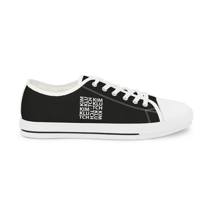 Kim Klutch B&W Men's Low Top Sneakers